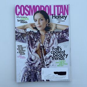 COSMOPOLITAN MAGAZINE OCTOBER 2019- HALSEY KNOWS SHE OWES YOU